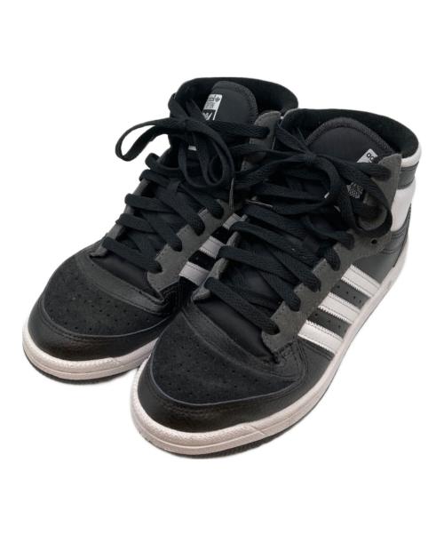 adidas（アディダス）adidas (アディダス) トップテン RBハイカットスニーカー ブラック サイズ:24の古着・服飾アイテム
