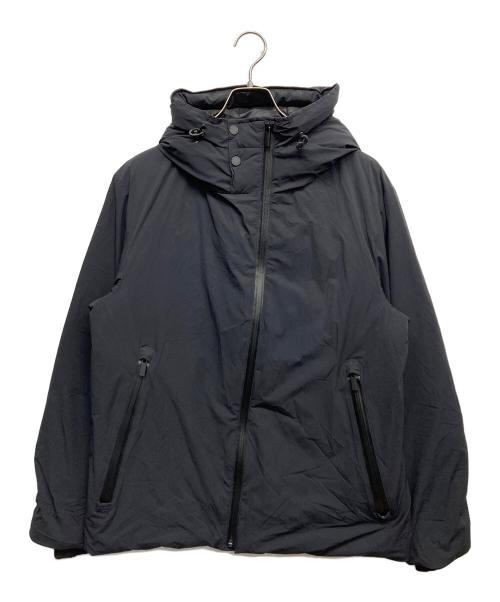 nano・universe（ナノ・ユニバース）nano・universe (ナノ・ユニバース) 西川ダウン (ニシカワダウン) スポーティーフードダウンジャケット ブラック サイズ:Mの古着・服飾アイテム