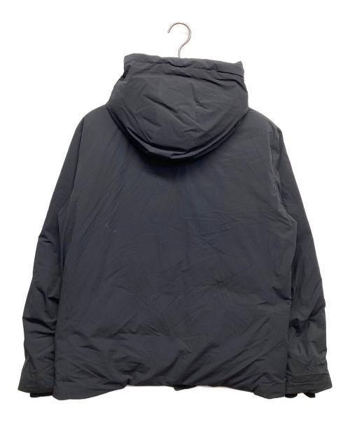 nano・universe（ナノ・ユニバース）nano・universe (ナノ・ユニバース) 西川ダウン (ニシカワダウン) スポーティーフードダウンジャケット ブラック サイズ:Mの古着・服飾アイテム