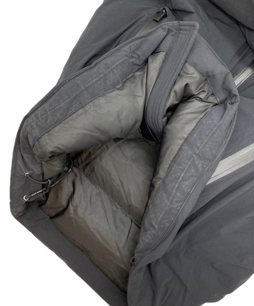 nano・universe（ナノ・ユニバース）nano・universe (ナノ・ユニバース) 西川ダウン (ニシカワダウン) スポーティーフードダウンジャケット ブラック サイズ:Mの古着・服飾アイテム