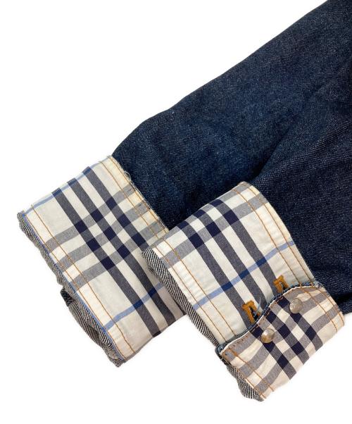 BURBERRY BLACK LABEL（バーバリーブラックレーベル）BURBERRY BLACK LABEL (バーバリーブラックレーベル) デニムジャケット インディゴ サイズ:Lの古着・服飾アイテム