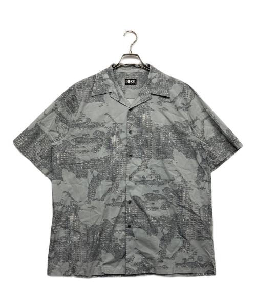 DIESEL（ディーゼル）DIESEL (ディーゼル) S-FRANK-A半袖シャツ グレー サイズ:50の古着・服飾アイテム