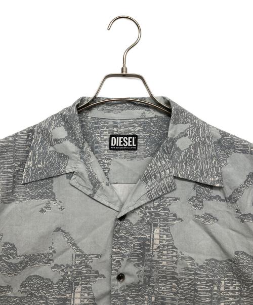 DIESEL（ディーゼル）DIESEL (ディーゼル) S-FRANK-A半袖シャツ グレー サイズ:50の古着・服飾アイテム