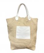 STEFANO MORTARIステファノ モルタリ）の古着「リネントートバッグ」｜ベージュ