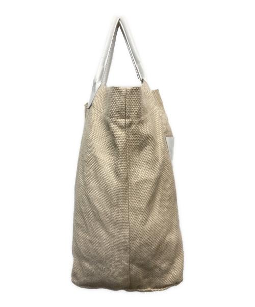 STEFANO MORTARI（ステファノ モルタリ）STEFANO MORTARI (ステファノ モルタリ) リネントートバッグ ベージュの古着・服飾アイテム