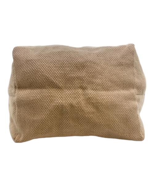 STEFANO MORTARI（ステファノ モルタリ）STEFANO MORTARI (ステファノ モルタリ) リネントートバッグ ベージュの古着・服飾アイテム