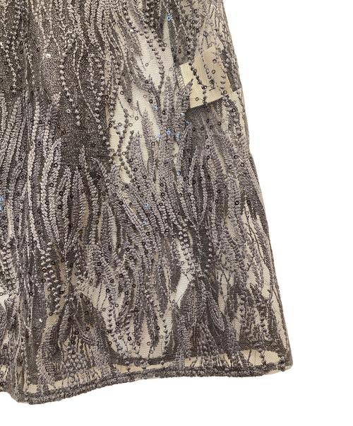 Kaene（カエン）kaene (カエン) スパンコールアネモネドレス ブラック サイズ:36の古着・服飾アイテム