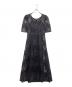 kaene (カエン) スパンコールアネモネドレス ブラック サイズ:36：17000円