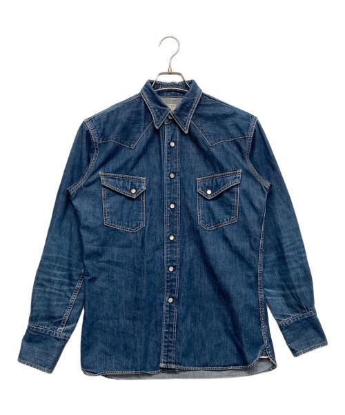 THE FLAT HEAD（ザ・フラットヘッド）THE FLAT HEAD (ザ・フラットヘッド) デニムウエスタンシャツ インディゴ サイズ:不明（印字消）の古着・服飾アイテム