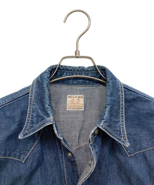 THE FLAT HEAD（ザ・フラットヘッド）THE FLAT HEAD (ザ・フラットヘッド) デニムウエスタンシャツ インディゴ サイズ:不明（印字消）の古着・服飾アイテム