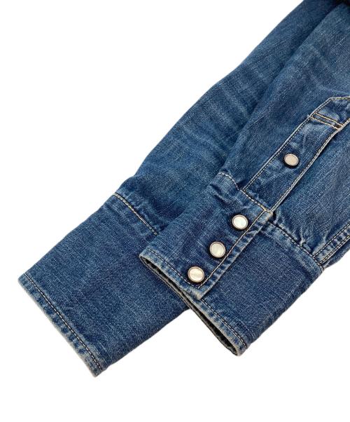 THE FLAT HEAD（ザ・フラットヘッド）THE FLAT HEAD (ザ・フラットヘッド) デニムウエスタンシャツ インディゴ サイズ:不明（印字消）の古着・服飾アイテム