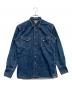 THE FLAT HEAD（ザ・フラットヘッド）の古着「デニムウエスタンシャツ」｜インディゴ