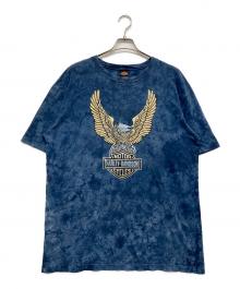 HARLEY-DAVIDSON（ハーレーダビッドソン）の古着「プリントTシャツ」｜ブルー