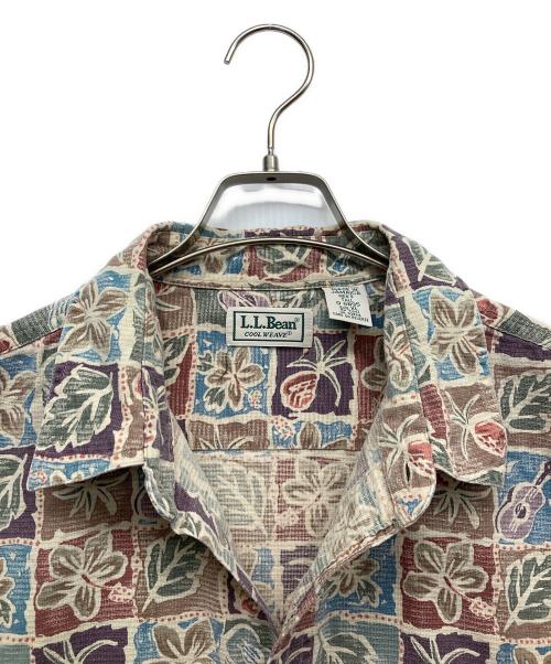 L.L.Bean（エルエルビーン）L.L.Bean (エルエルビーン) ハワイアンアロハシャツ ブラウン サイズ:XLの古着・服飾アイテム