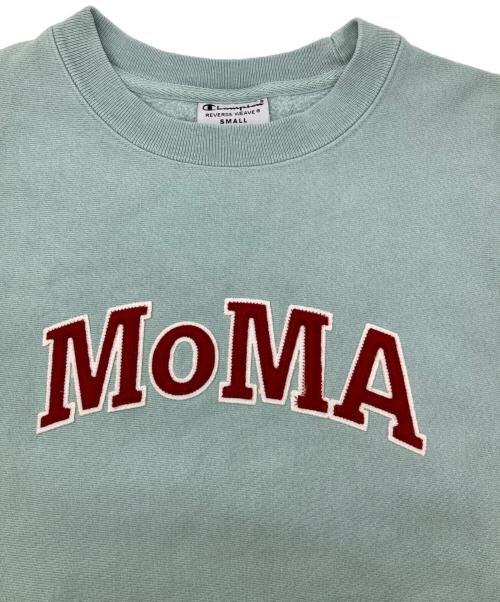 Champion（チャンピオン）Champion (チャンピオン) MoMA (モマ) リバースウィーブスウェット グリーン サイズ:Sの古着・服飾アイテム