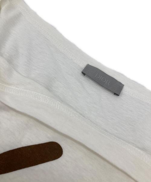 Christian Dior（クリスチャン ディオール）Christian Dior (クリスチャン ディオール) Travis Scott (トラヴィス・スコット) カクタスジャックプリントTシャツ ホワイト サイズ:XXLの古着・服飾アイテム