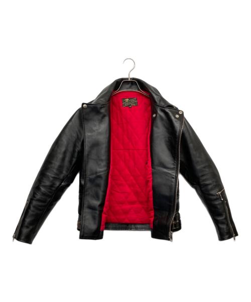 HOR.L.TOGS（ソノタブランド）HOR.L.TOGS (ソノタブランド) ホースレザーライダースジャケット ブラック サイズ:36の古着・服飾アイテム