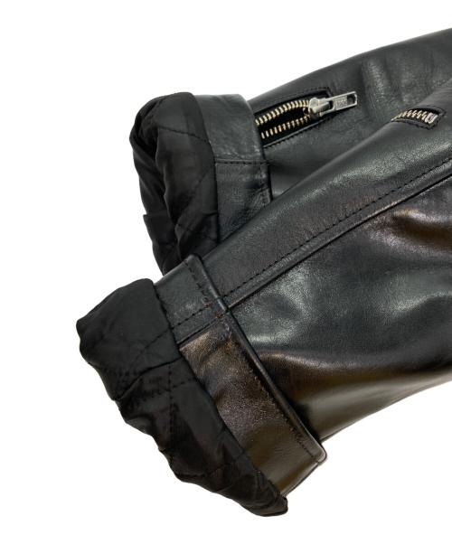 HOR.L.TOGS（ソノタブランド）HOR.L.TOGS (ソノタブランド) ホースレザーライダースジャケット ブラック サイズ:36の古着・服飾アイテム