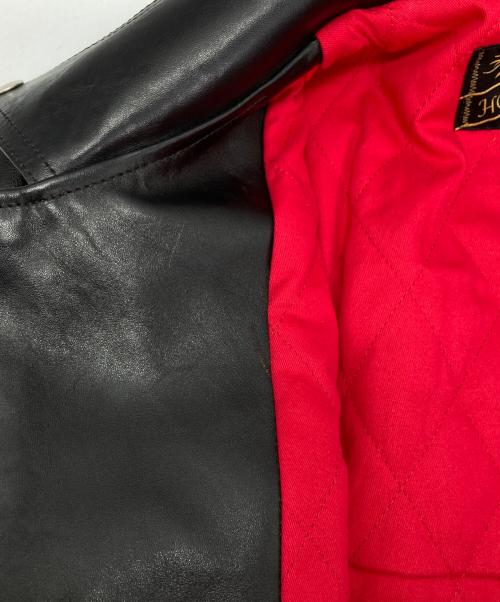 HOR.L.TOGS（ソノタブランド）HOR.L.TOGS (ソノタブランド) ホースレザーライダースジャケット ブラック サイズ:36の古着・服飾アイテム