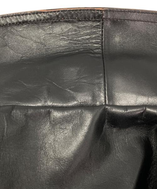 HOR.L.TOGS（ソノタブランド）HOR.L.TOGS (ソノタブランド) ホースレザーライダースジャケット ブラック サイズ:36の古着・服飾アイテム