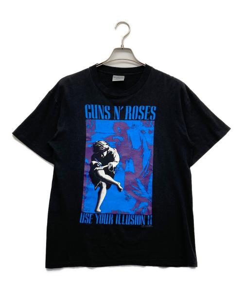 THEBROCKUM GROUP（ザブロッカム）THEBROCKUM GROUP (ザブロッカム) Guns N' Roses (ガンズ・アンド・ローゼズ) 1991 GUNS nrosesプリントTシャツ ブラック サイズ:Ｌの古着・服飾アイテム