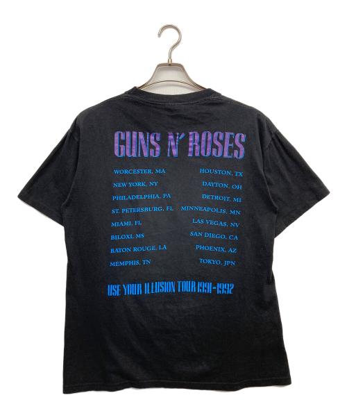 THEBROCKUM GROUP（ザブロッカム）THEBROCKUM GROUP (ザブロッカム) Guns N' Roses (ガンズ・アンド・ローゼズ) 1991 GUNS nrosesプリントTシャツ ブラック サイズ:Ｌの古着・服飾アイテム