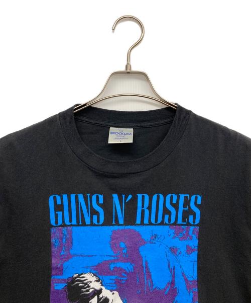THEBROCKUM GROUP（ザブロッカム）THEBROCKUM GROUP (ザブロッカム) Guns N' Roses (ガンズ・アンド・ローゼズ) 1991 GUNS nrosesプリントTシャツ ブラック サイズ:Ｌの古着・服飾アイテム