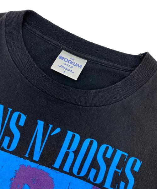 THEBROCKUM GROUP（ザブロッカム）THEBROCKUM GROUP (ザブロッカム) Guns N' Roses (ガンズ・アンド・ローゼズ) 1991 GUNS nrosesプリントTシャツ ブラック サイズ:Ｌの古着・服飾アイテム