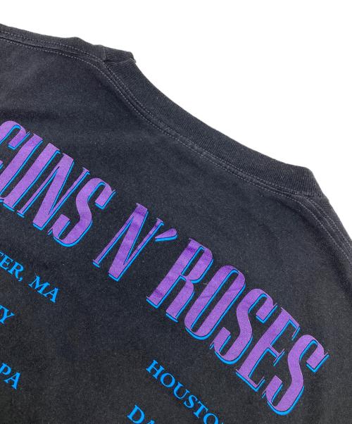 THEBROCKUM GROUP（ザブロッカム）THEBROCKUM GROUP (ザブロッカム) Guns N' Roses (ガンズ・アンド・ローゼズ) 1991 GUNS nrosesプリントTシャツ ブラック サイズ:Ｌの古着・服飾アイテム