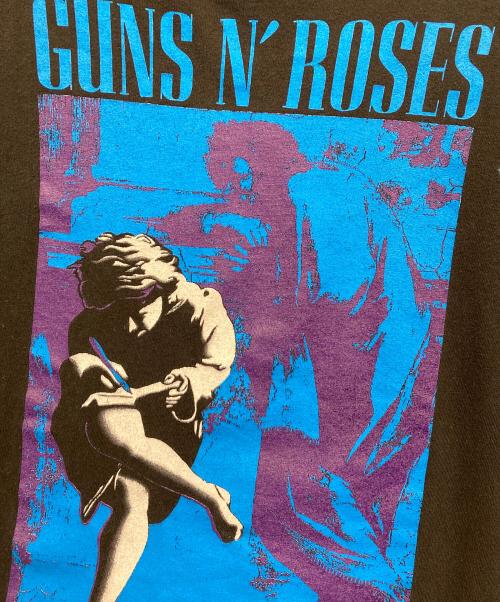 THEBROCKUM GROUP（ザブロッカム）THEBROCKUM GROUP (ザブロッカム) Guns N' Roses (ガンズ・アンド・ローゼズ) 1991 GUNS nrosesプリントTシャツ ブラック サイズ:Ｌの古着・服飾アイテム