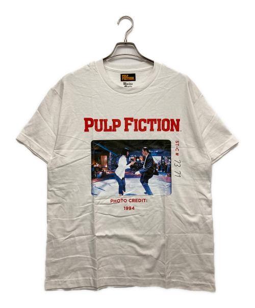 WACKO MARIA（ワコマリア）WACKO MARIA (ワコマリア) PULP FICTION CREW NECK T-SHIRT ホワイト サイズ:L 未使用品の古着・服飾アイテム