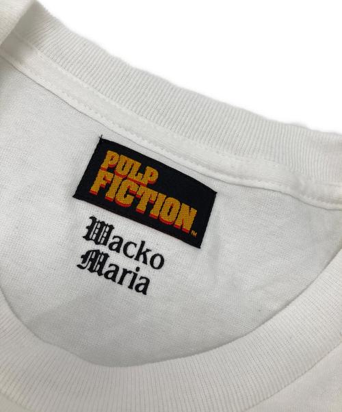 WACKO MARIA（ワコマリア）WACKO MARIA (ワコマリア) PULP FICTION CREW NECK T-SHIRT ホワイト サイズ:L 未使用品の古着・服飾アイテム