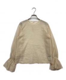 martinique（マルティニーク）の古着「シアーオーガンプルオーバー」｜アイボリー