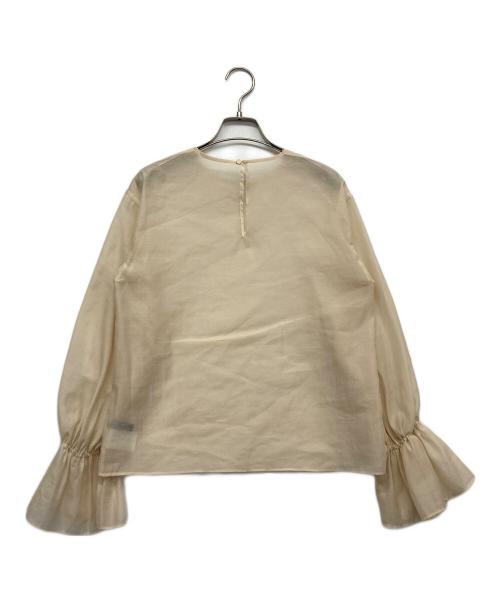 martinique（マルティニーク）martinique (マルティニーク) シアーオーガンプルオーバー アイボリー サイズ:FREEの古着・服飾アイテム