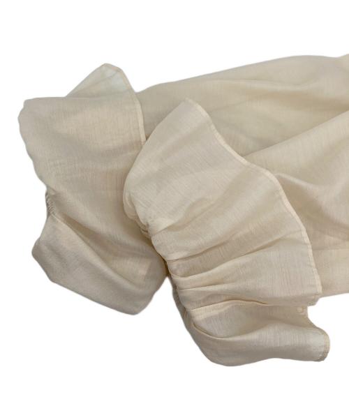 martinique（マルティニーク）martinique (マルティニーク) シアーオーガンプルオーバー アイボリー サイズ:FREEの古着・服飾アイテム