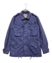 POLO RALPH LAUREN（ポロ・ラルフローレン）の古着「リラックスドフィットサープラスブロークンツイルジャケット」｜ブルー
