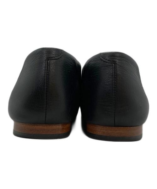 Fot（フォート）FOT (フォート) V ballet レザーパンプス ブラック サイズ:23の古着・服飾アイテム