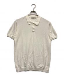 MOONCASTLE（ムーンキャッスル）の古着「ICE COTTON POLONECK」｜ホワイト