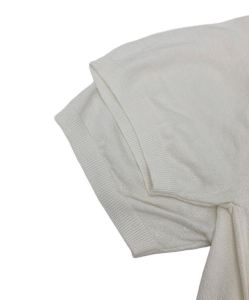 MOONCASTLE（ムーンキャッスル）MOONCASTLE (ムーンキャッスル) ICE COTTON POLONECK ホワイト サイズ:Lの古着・服飾アイテム