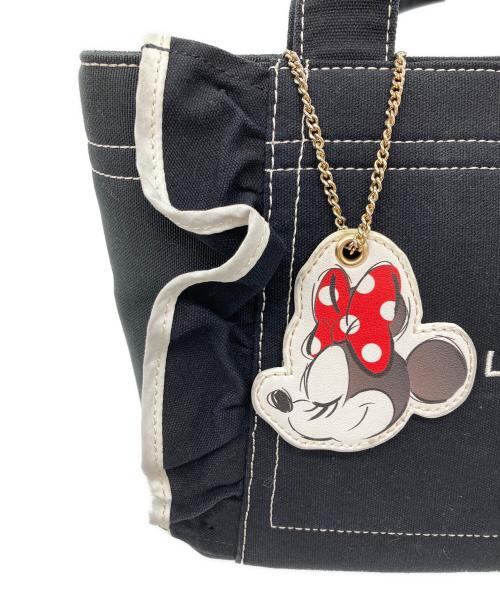 JILL BY JILLSTUART（ジル バイ ジルスチュアート）JILL BY JILLSTUART (ジル バイ ジルスチュアート) Disney (ディズニー) フリルバッグ ミニー ミニー ブラックの古着・服飾アイテム