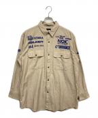THE NORTH FACEザ ノース フェイス）の古着「ナイロンシャツ」｜ブラウン