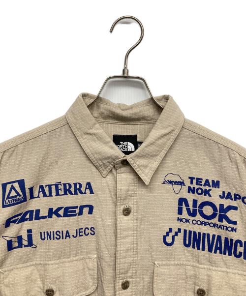 THE NORTH FACE（ザ ノース フェイス）THE NORTH FACE (ザ ノース フェイス) ナイロンシャツ ブラウン サイズ:Lの古着・服飾アイテム