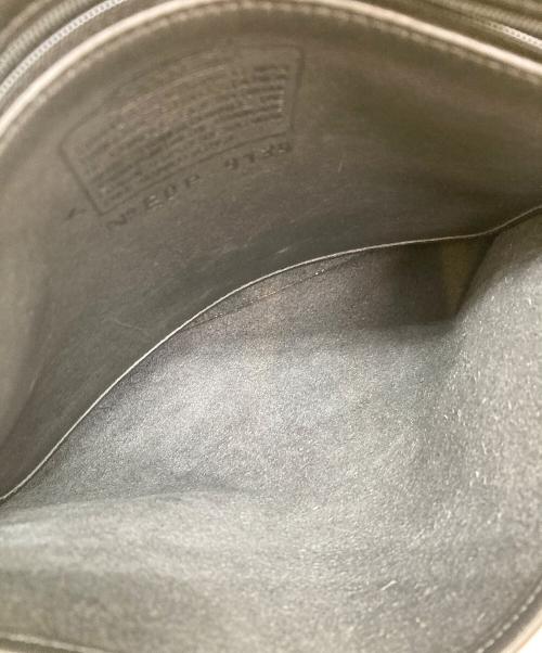 COACH（コーチ）COACH (コーチ) レザーショルダーバッグ ブラックの古着・服飾アイテム