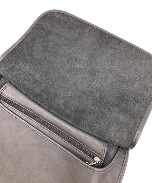 COACH（コーチ）COACH (コーチ) レザーショルダーバッグ ブラックの古着・服飾アイテム