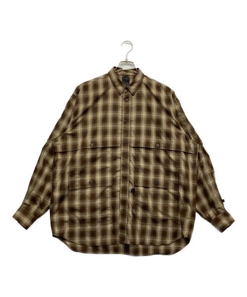 DAIWA PIER39（ダイワ ピア39）DAIWA PIER39 (ダイワ ピア39) TECH LOGGER SHIRTS ブラウン サイズ:Mの古着・服飾アイテム