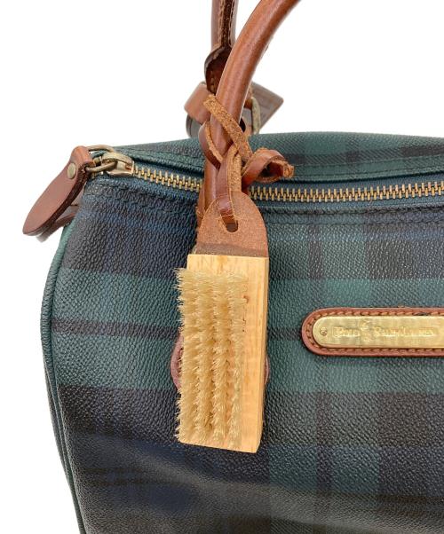 POLO RALPH LAUREN（ポロ・ラルフローレン）POLO RALPH LAUREN (ポロ・ラルフローレン) ミニボストンバッグ グリーンの古着・服飾アイテム