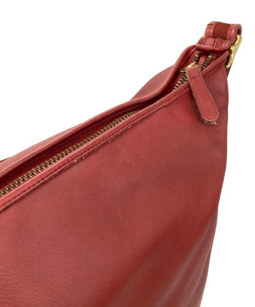 COACH（コーチ）COACH (コーチ) レザーバッグ レッドの古着・服飾アイテム
