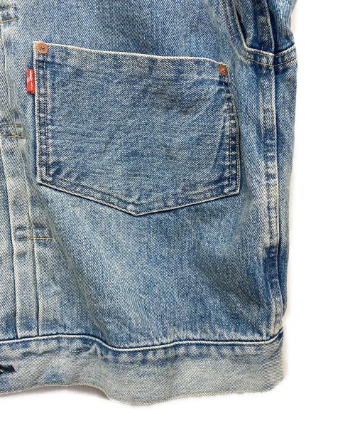 LEVI'S（リーバイス）LEVI'S (リーバイス) BEAMS (ビームス) SUPER WIDE トラッカージャケット ホワイト サイズ:Mの古着・服飾アイテム