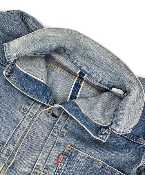 LEVI'S（リーバイス）LEVI'S (リーバイス) BEAMS (ビームス) SUPER WIDE トラッカージャケット ホワイト サイズ:Mの古着・服飾アイテム