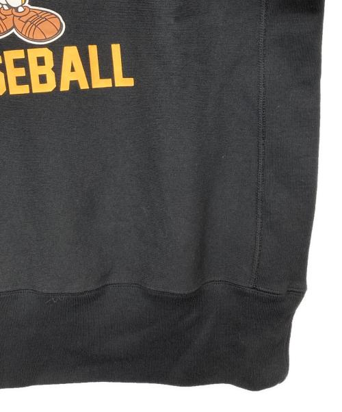 Champion REVERSE WEAVE（チャンピオン リバース ウィーブ）Champion REVERSE WEAVE (チャンピオン リバース ウィーブ) Disney (ディズニー) クルーネックスウェットシャツ ブラック サイズ:XL 未使用品の古着・服飾アイテム